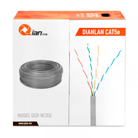 Qian Data Cable Box Cat5e Dianian - SKU: QGR-NC05E/QHR-CAT5E 