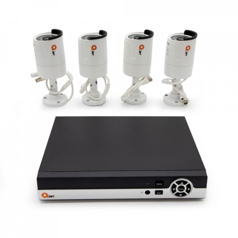Qian CCTV Kit 4 Cameras / 4 Channels Yao, 1080P - SKU: QKC4D41903 